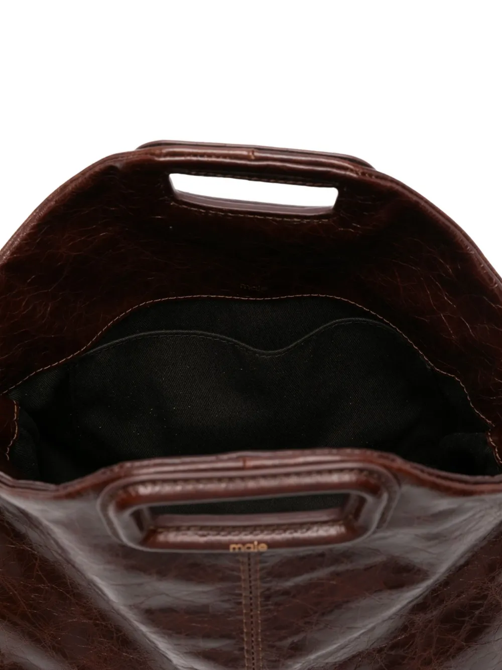 Maje Shopper met franje Bruin