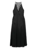 Maje braided-back maxi dress - Black