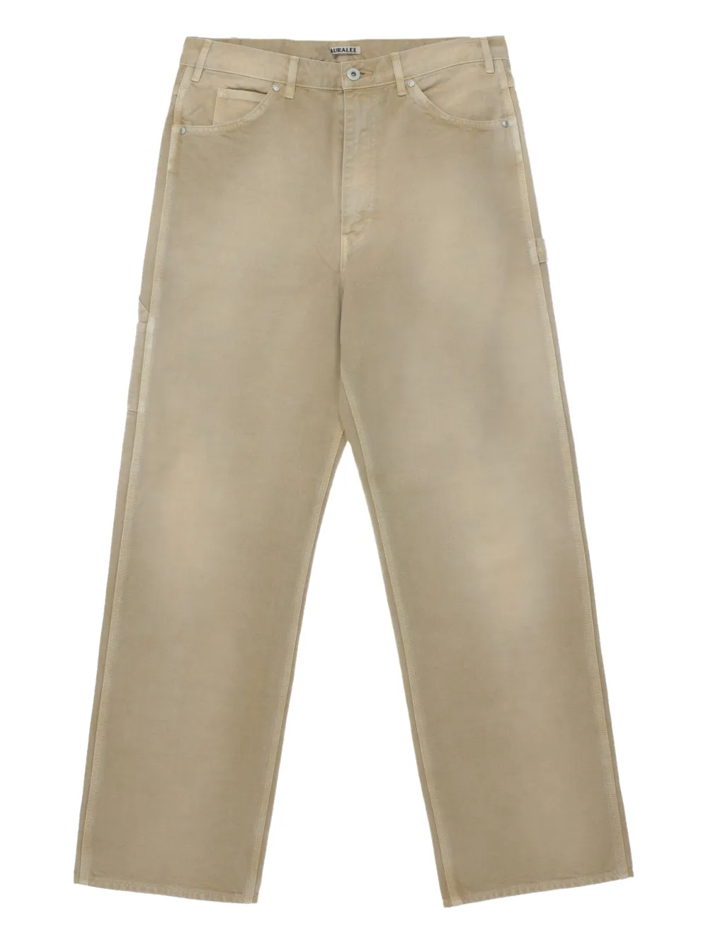 Auralee faded duck trousers | Neutrals | Image 1