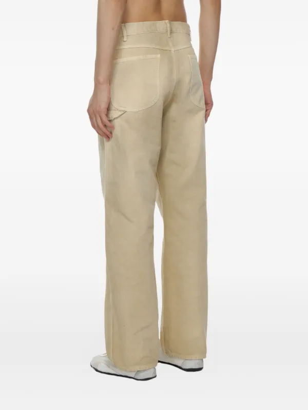 Auralee フェイデッド ダック パンツ | ニュートラル | FARFETCH JP