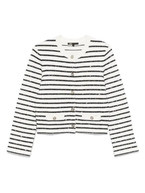 Maje striped cardigan
