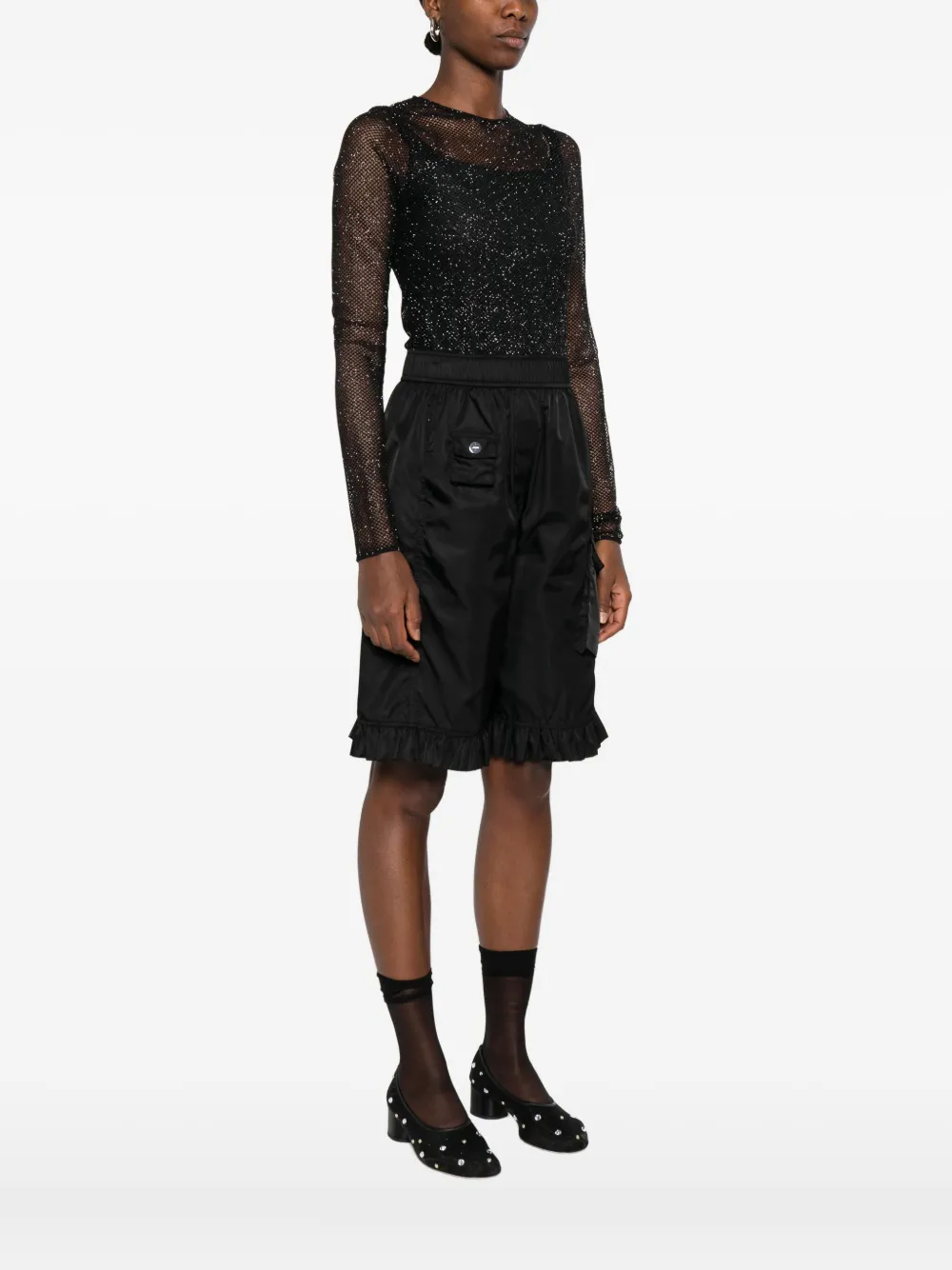 Maje long-sleeve bodysuit Zwart