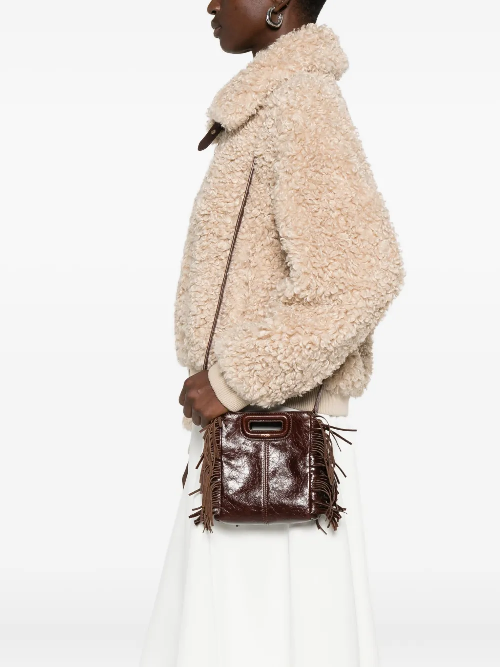 Maje bolsa mini con flecos | Image 2