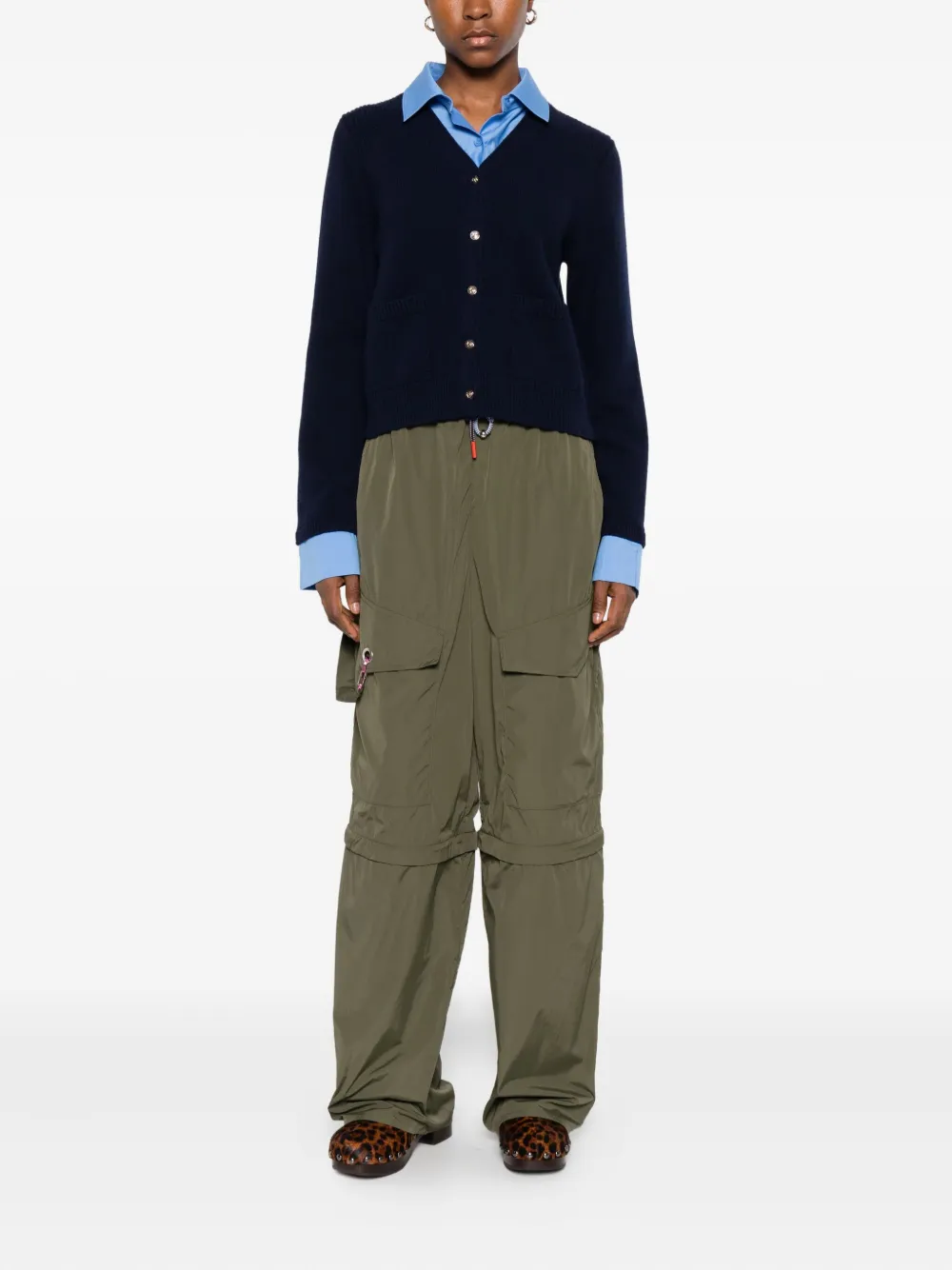 Maje patch-pockets button-up cardigan | Cardigans | Image 2