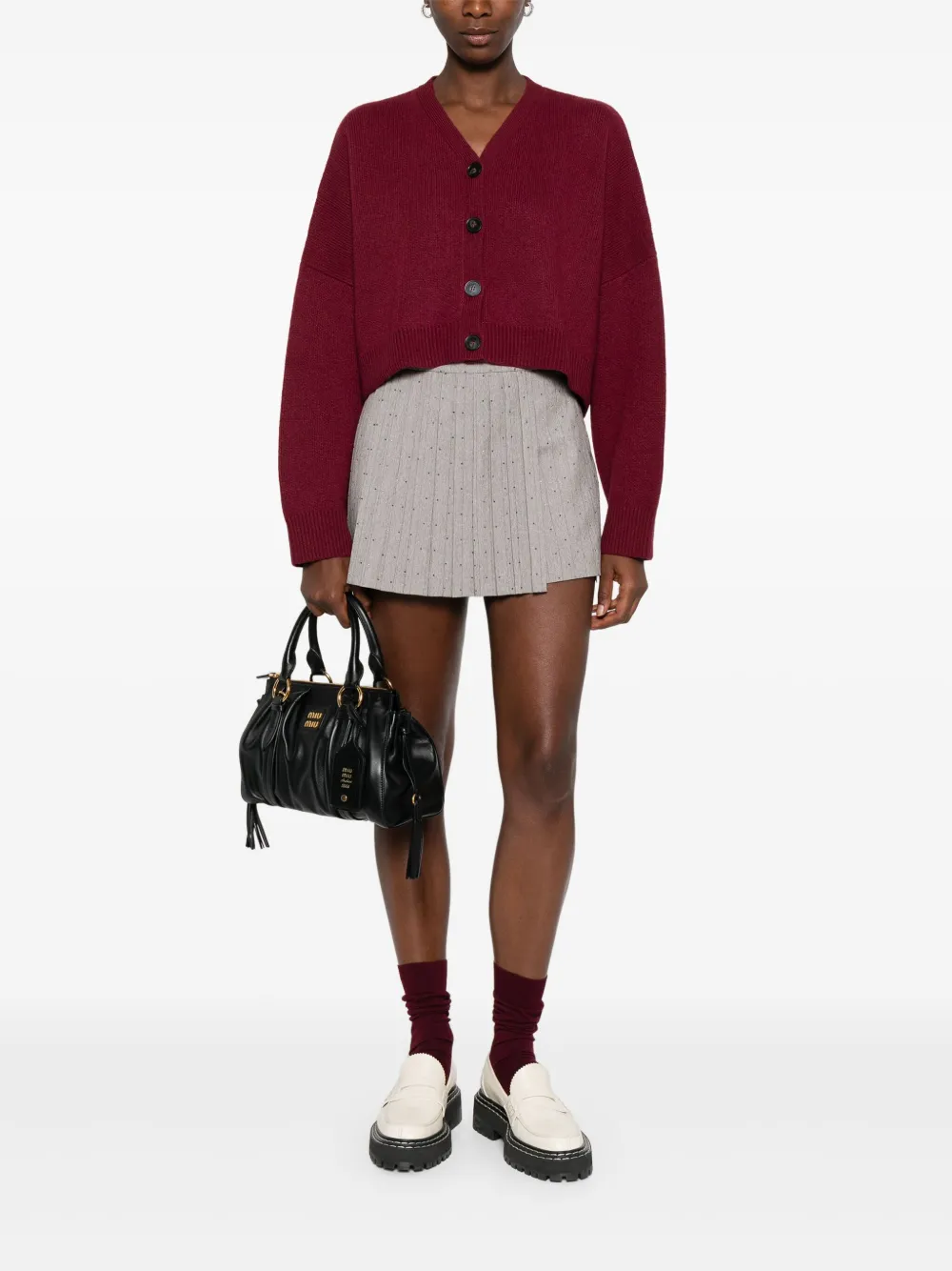 Maje Cropped vest Rood