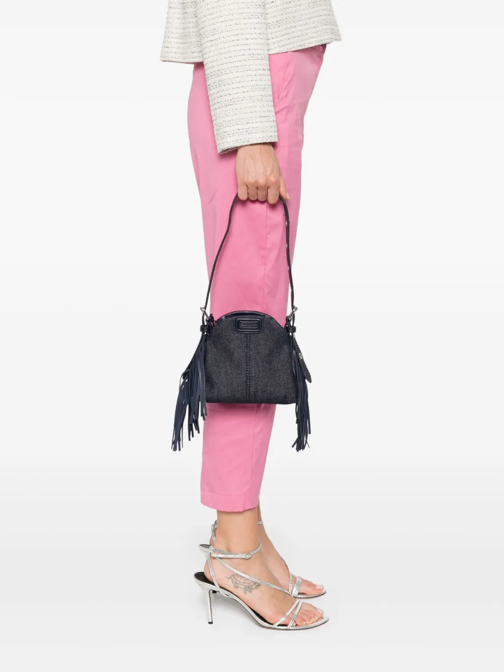 Maje Miss M denim micro bag | Mini Bags | Image 2