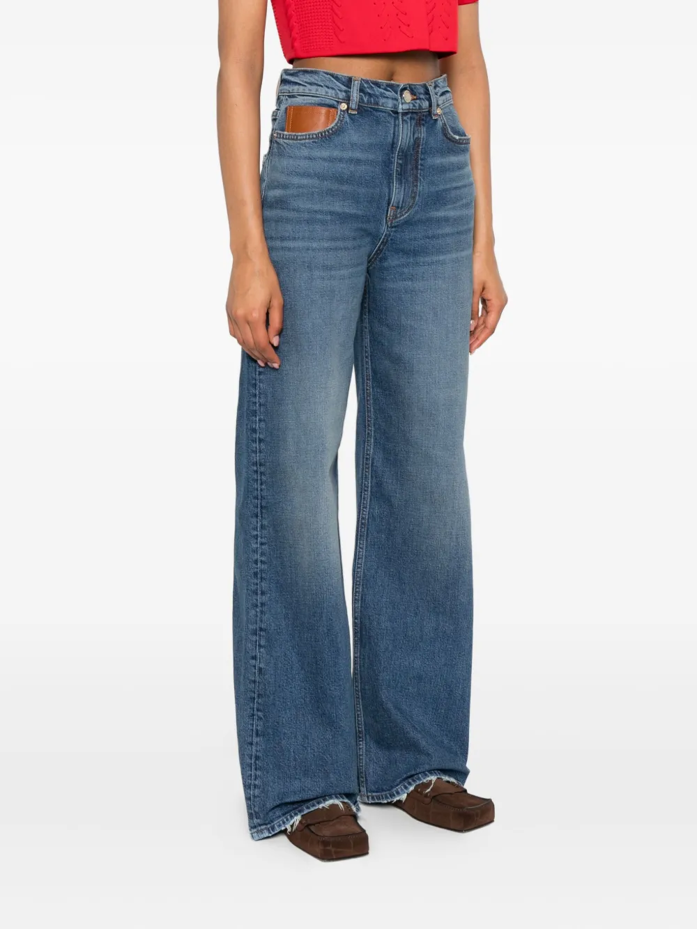 Maje Straight jeans Blauw