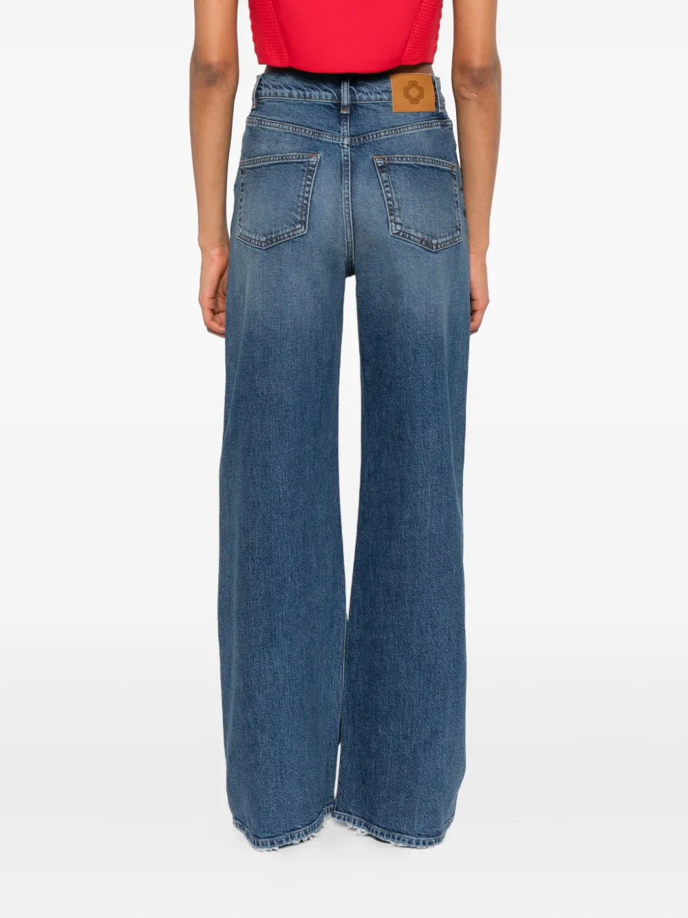Maje Straight jeans Blauw