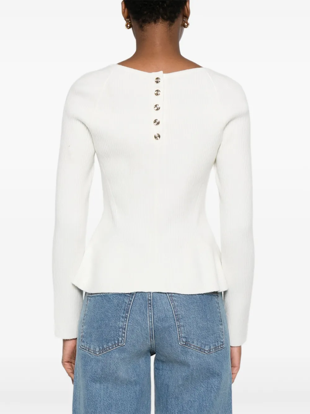 Maje Cropped top Wit