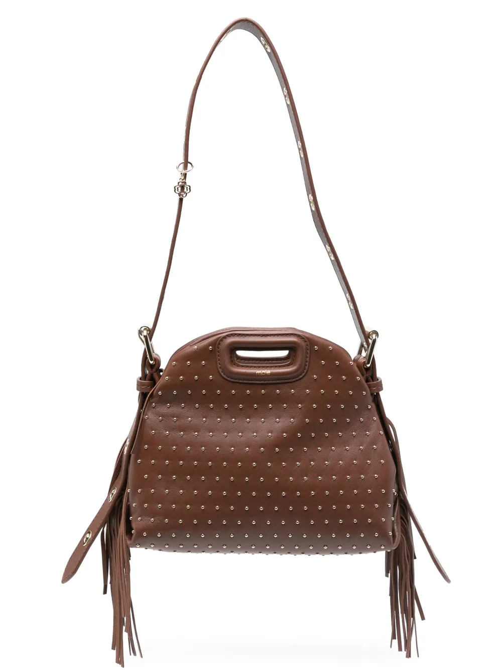 Maje sac porté épaule à détails de clous | Image 1