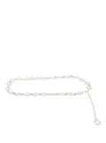 Maje Clover chain belt - Silver