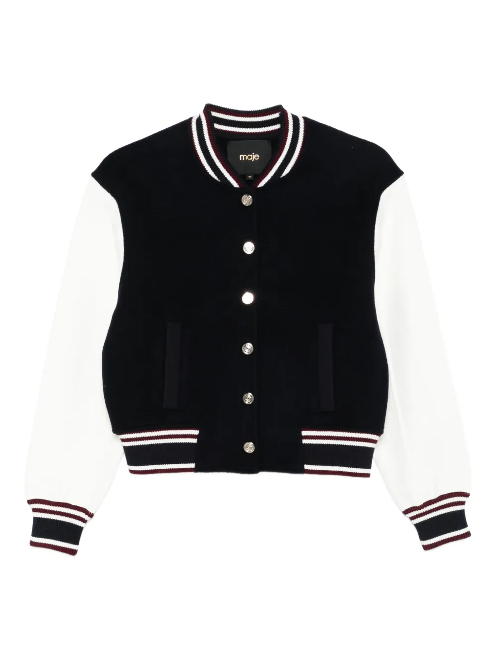 Maje wool bomber jacket | Blue | Image 1