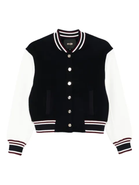 Maje wool bomber jacket