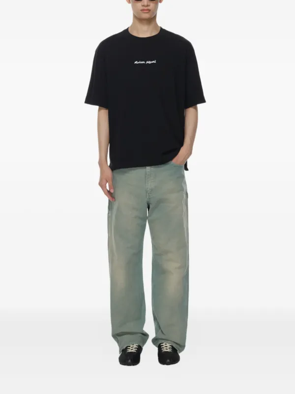Auralee フェイデッド ダック パンツ | グリーン | FARFETCH JP