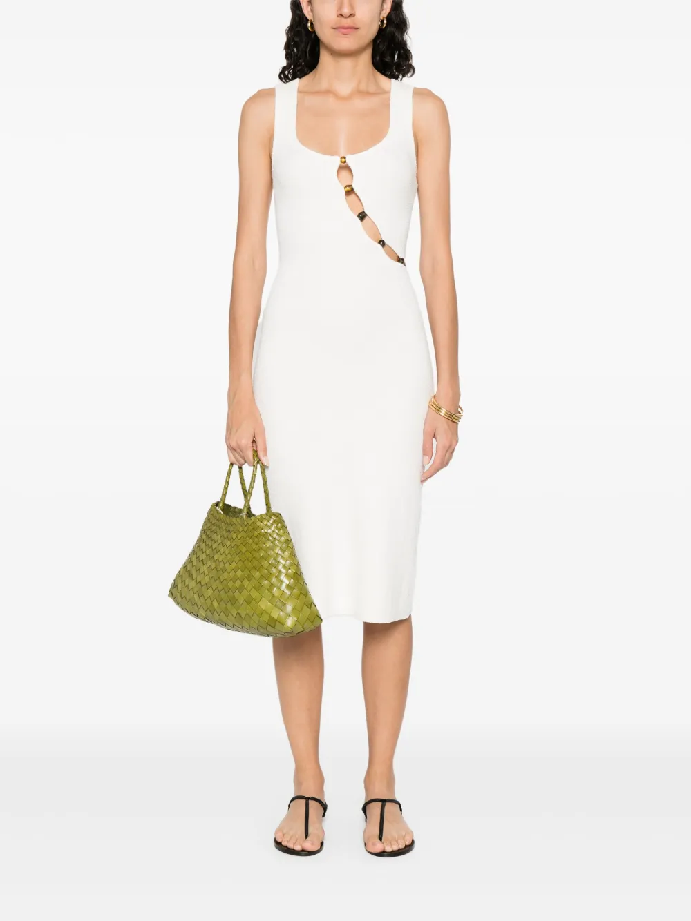 SIR. cut-out detailed dress - Wit