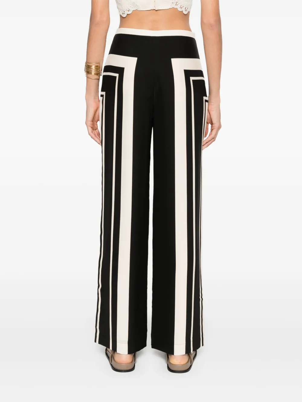 SIR GEOMETRIC-PRINT TROUSERS
