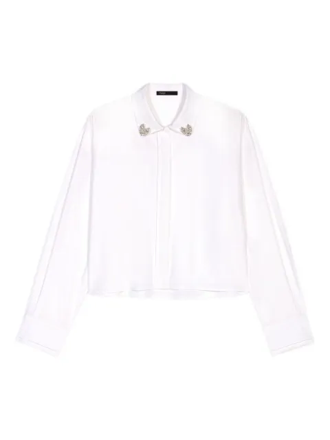 Maje jewel-detail shirt 