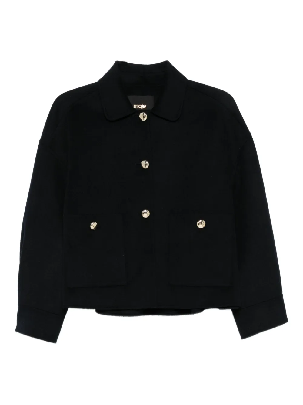 Maje single-breasted jacket | Blue | Image 1