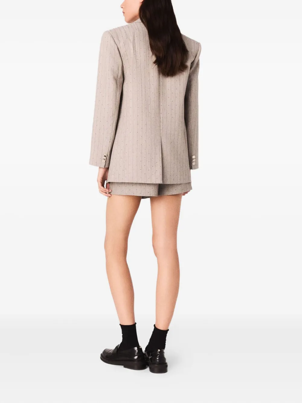 Maje Colbert met stras Grijs