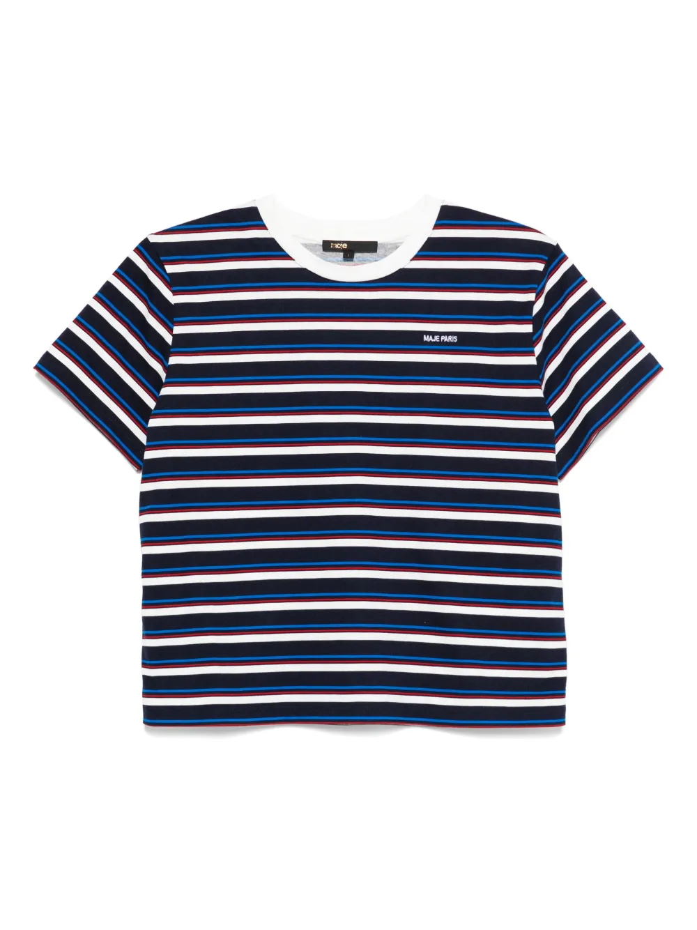 Maje Gestreept T-shirt Blauw