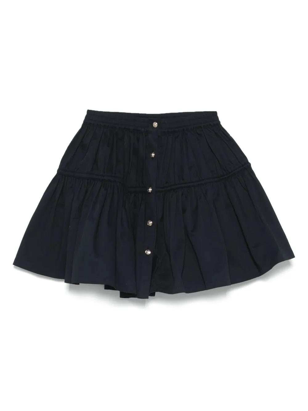 tiered mini skirt