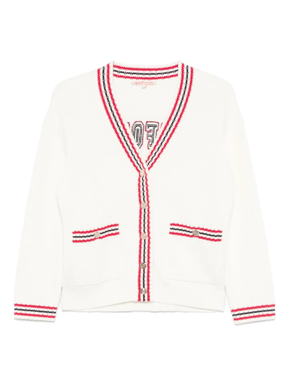 Maje Embroidered Cardigan