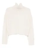 Maje turtleneck sweater - Neutrals