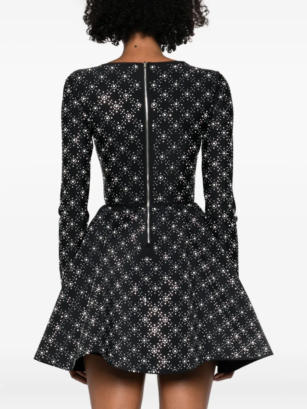 Maje Jurk verfraaid met stras Zwart