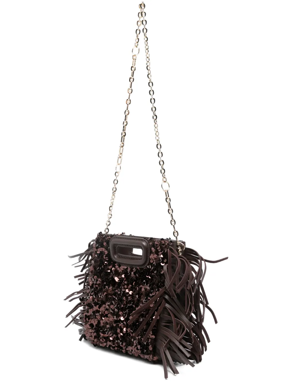 Maje Miss M mini-tas Bruin