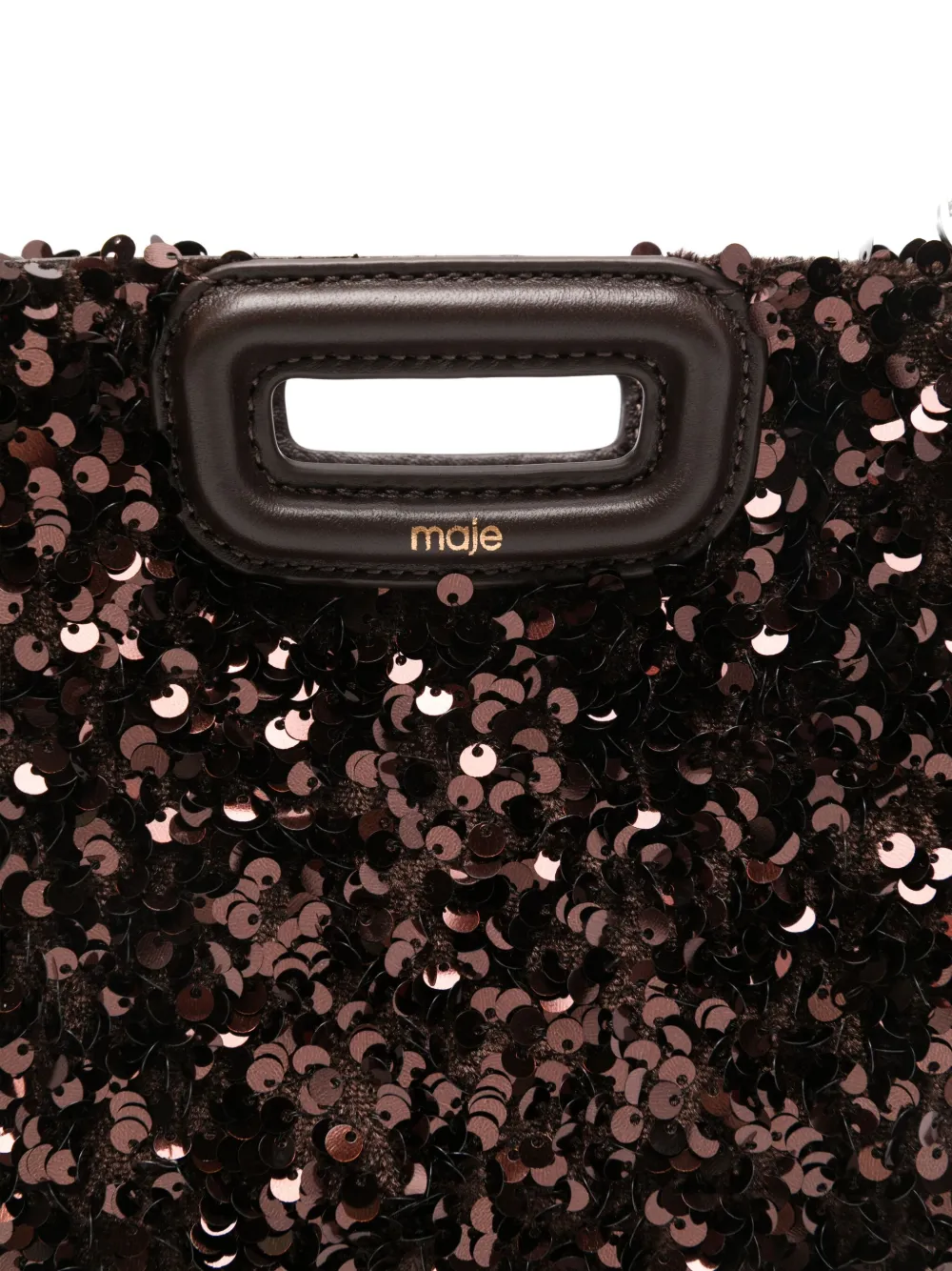 Maje Miss M mini-tas Bruin
