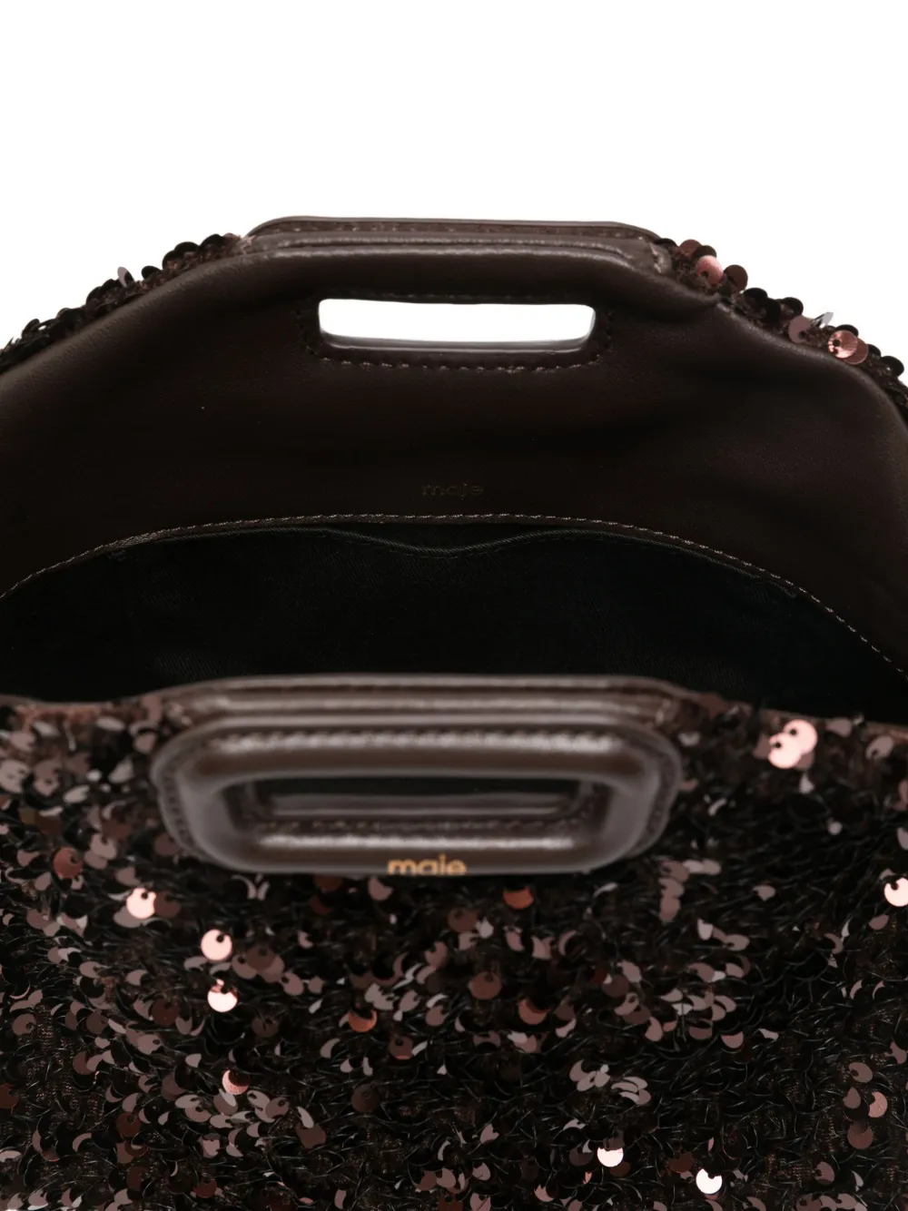 Maje Miss M mini-tas Bruin