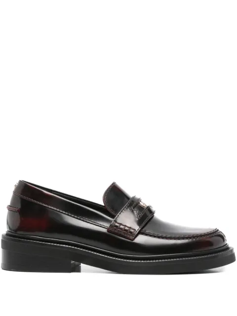 Maje mocasines con medallón de trébol
