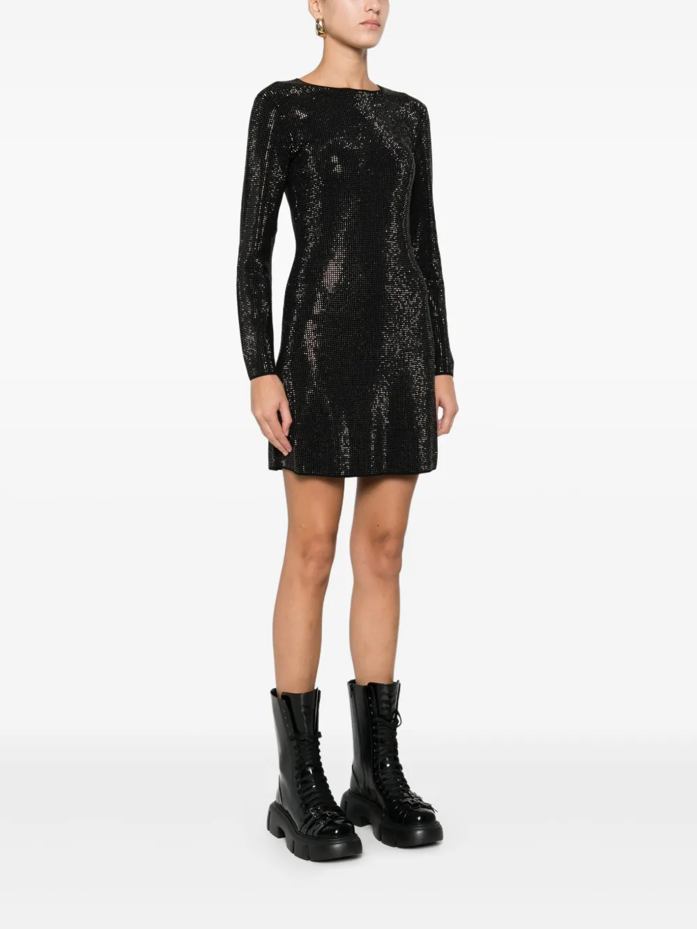 Maje Jurk met lange mouwen Zwart