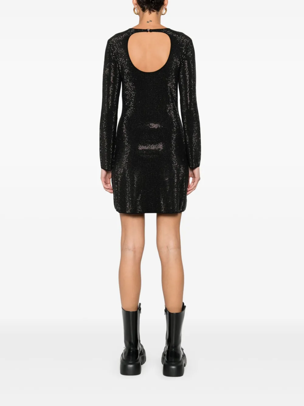 Maje Jurk met lange mouwen Zwart