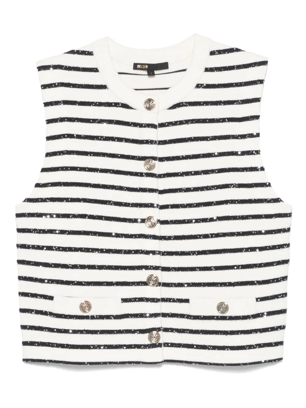 striped vest