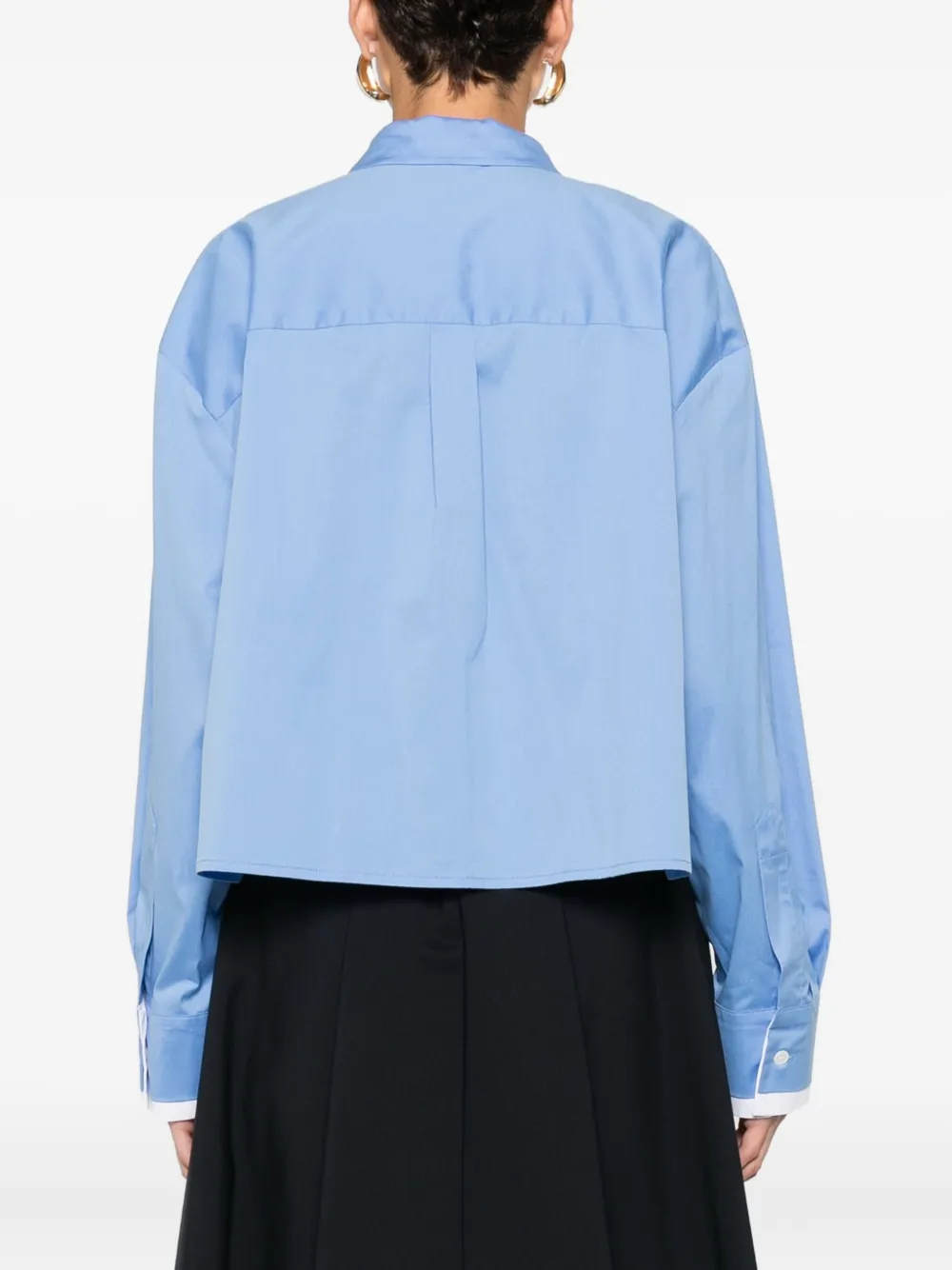 Maje Blouse met broche detail Blauw