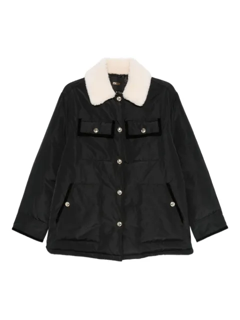 Maje velvet-trimmed jacket