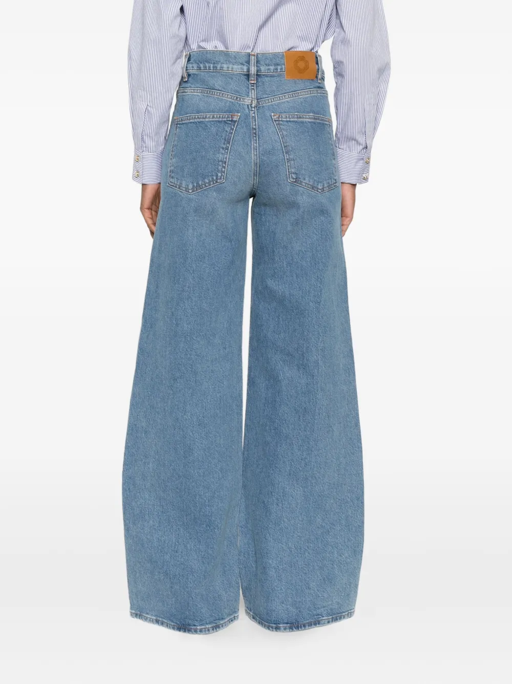 Maje Jeans verfraaid met ketting Blauw