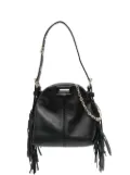 Maje Miss M leather micro bag - Black