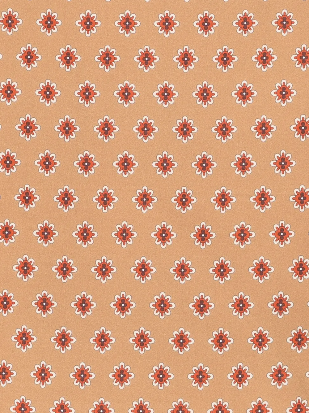 Maje Sjaal met bloemenprint - Beige