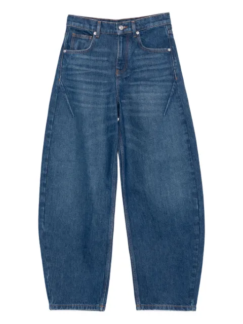 Maje logo-patch jeans