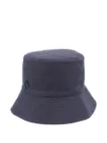 Maje embroidered cotton bucket hat - Blue