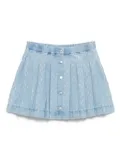 Maje cotton mini skirt - Blue
