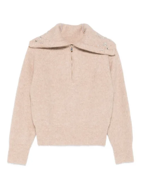 Maje zip-fastening sweatshirt 