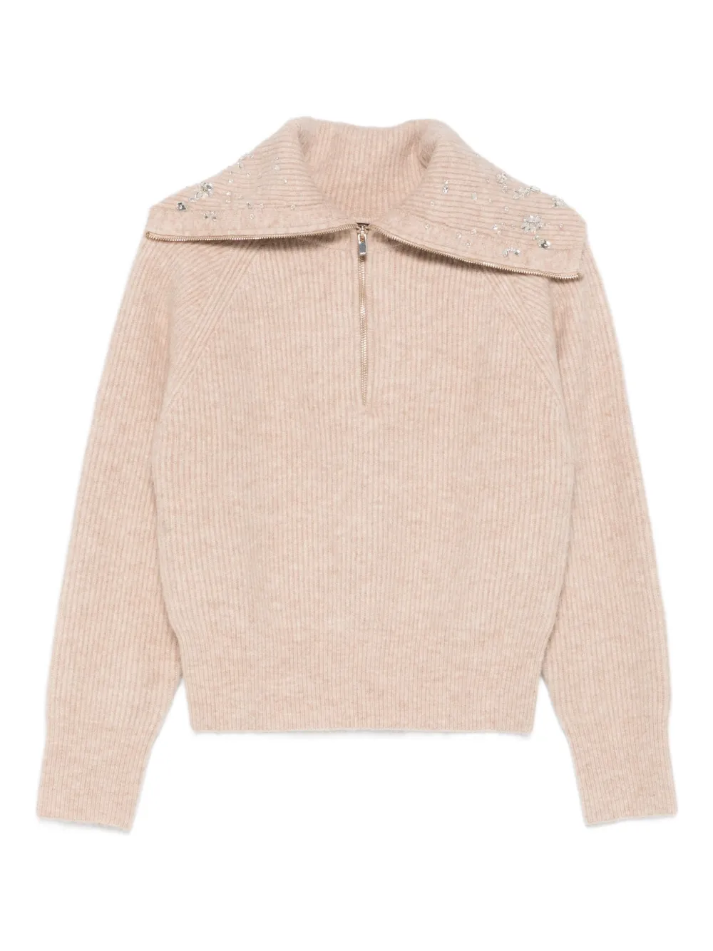 Maje zip-fastening sweatshirt | Brown | Image 1