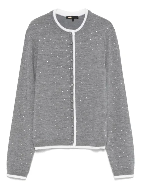Maje rhinestone-embellished cardigan
