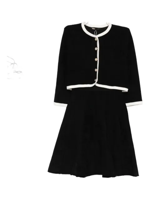 Maje 纽扣细节伞形连衣裙