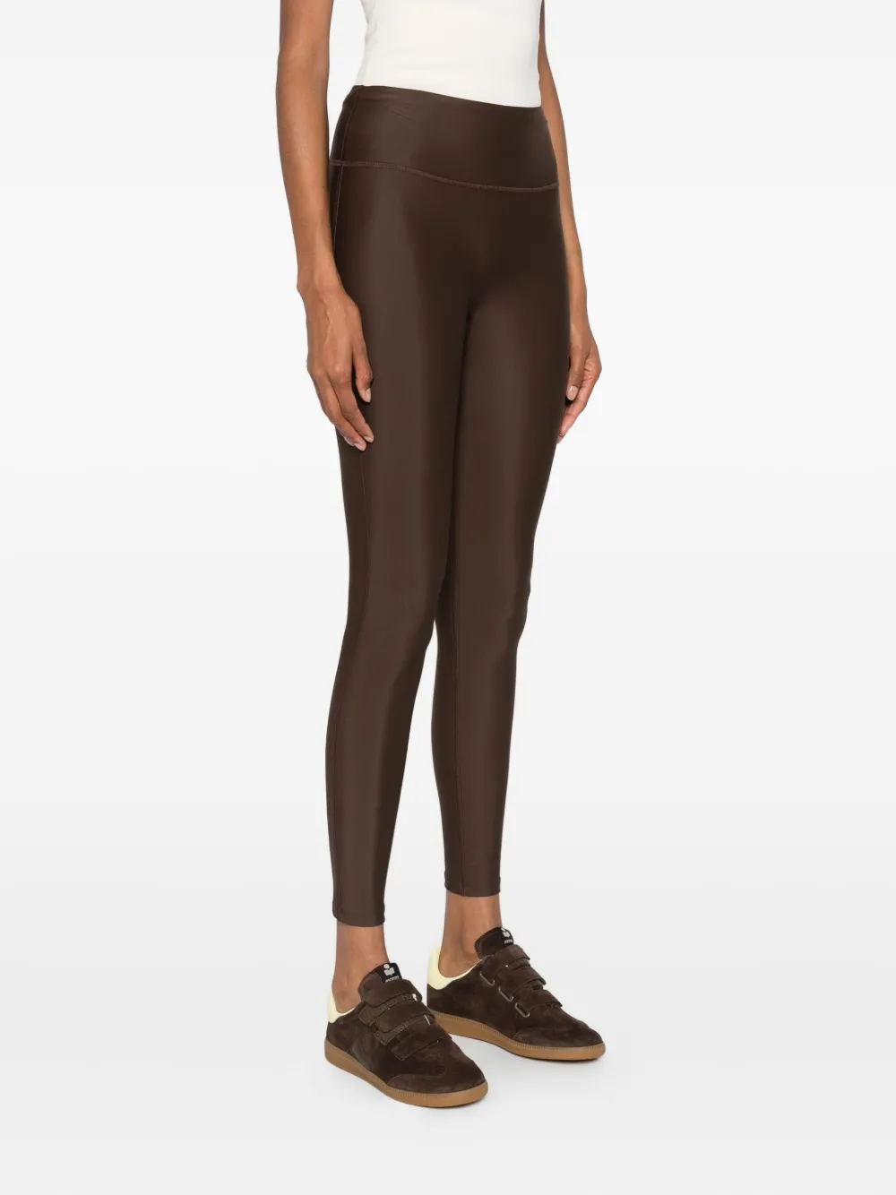 Maje High waist legging Bruin