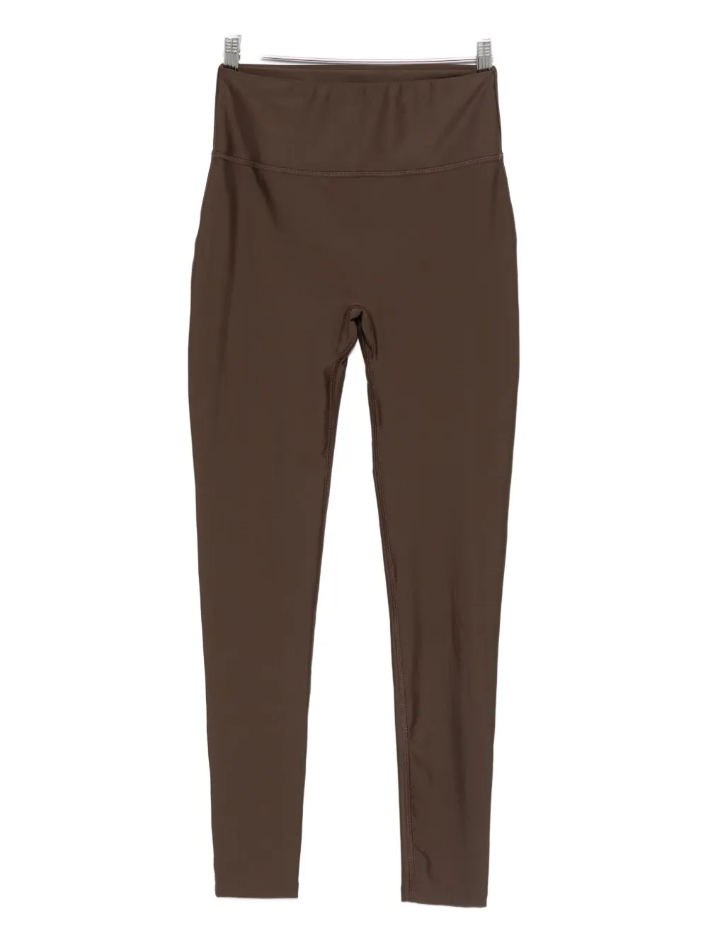 Maje Leggings a vita alta - Marrone