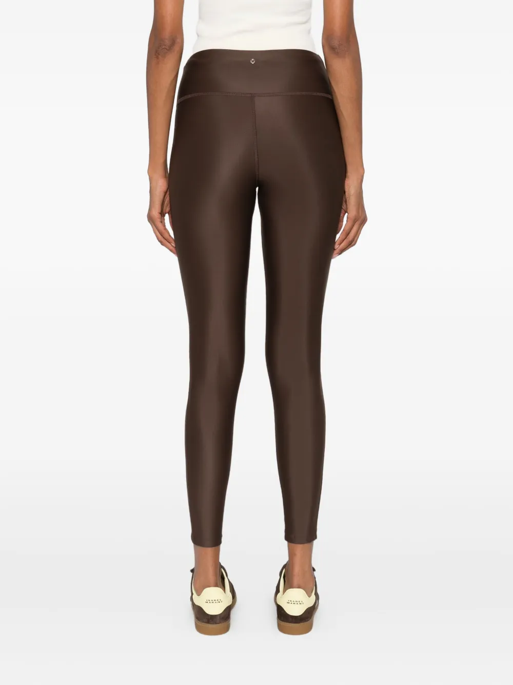 Maje High waist legging Bruin